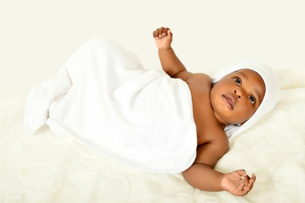 After-Bath Glow: Gentle Skincare for Your 47-Week-Old Baby